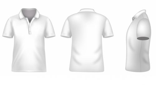 Blank Tshirt Template for Photoshop in White Color - HD Wallpapers ...