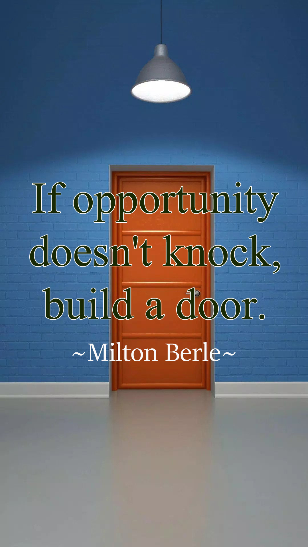 Inspiring Picture with Inspirational Quote by Milton Berle - HD ...