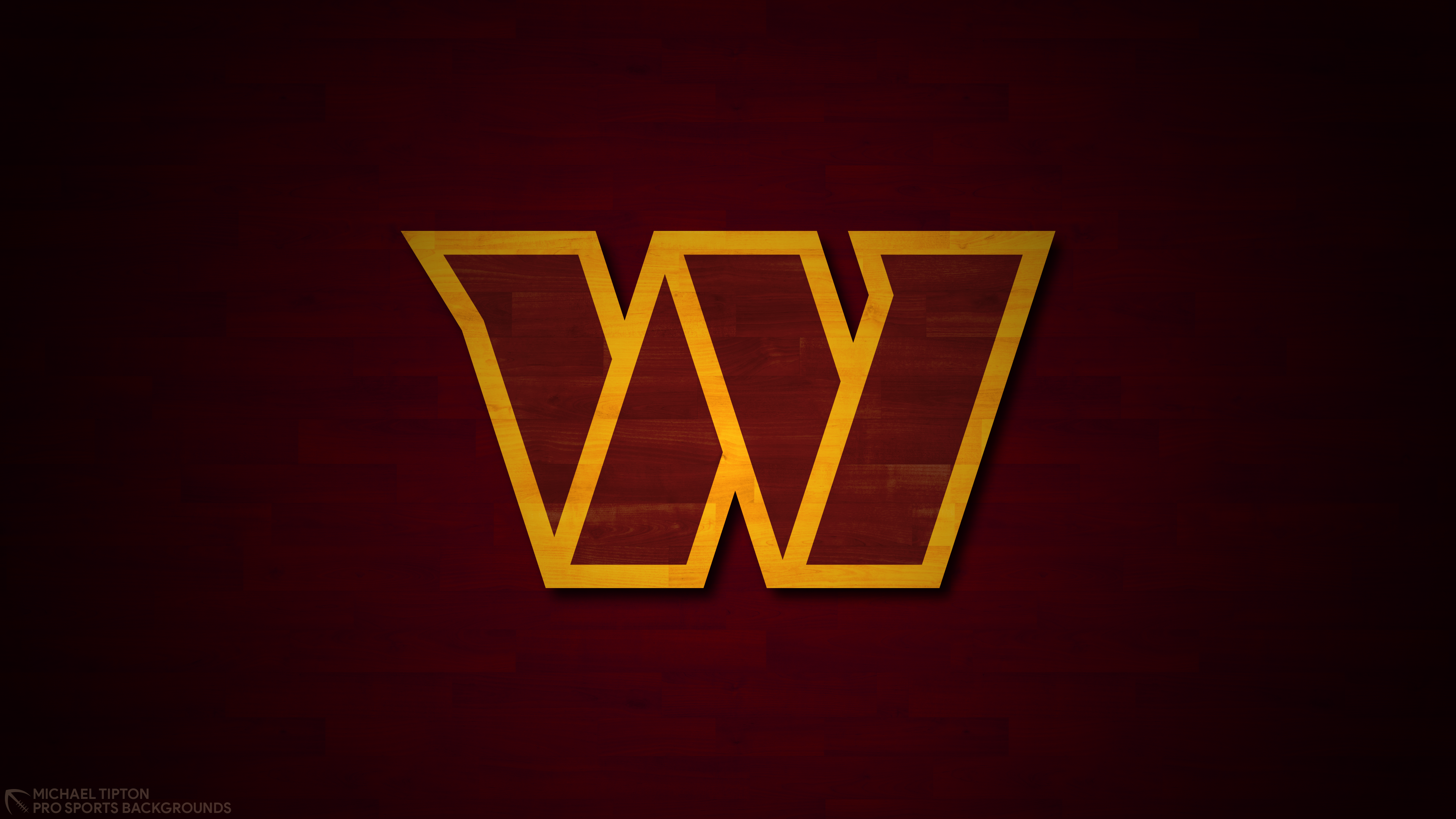 Washington Commanders Logo 4K Wallpaper For Desktop Background - Allpicts